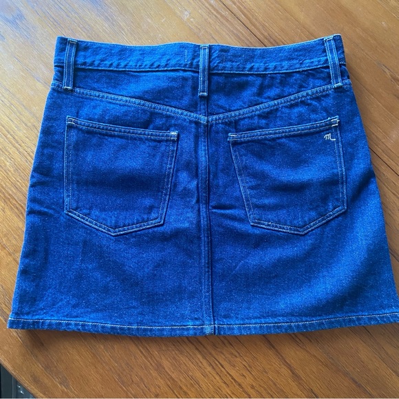 Madewell Rigid Denim Mini Skirt in Dupree Wash size 29 - Picture 5 of 7